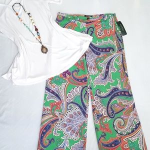 NWT Ralph Lauren palazzo pants.